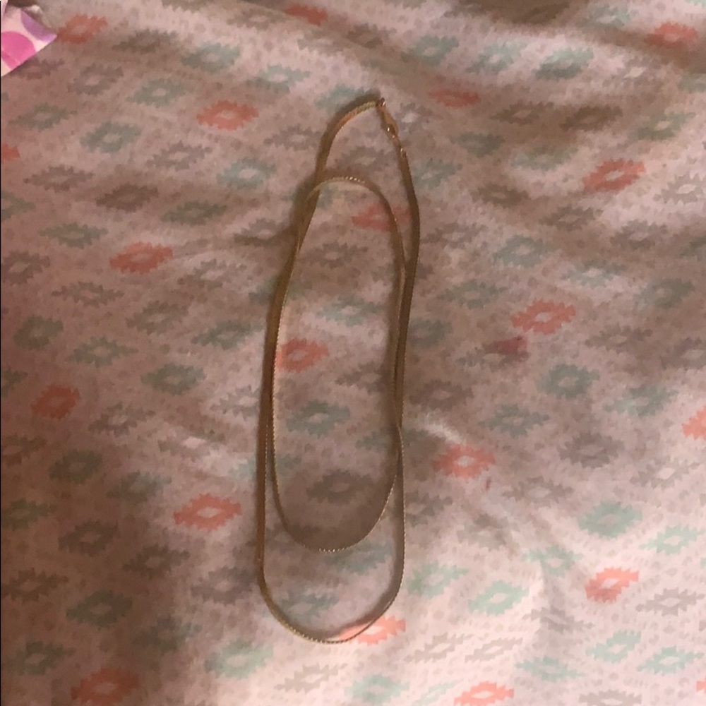 gold necklace